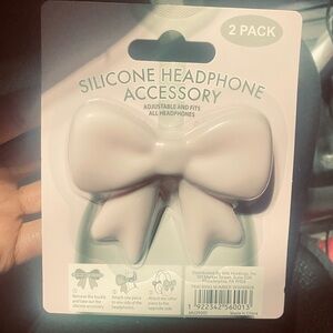 Silicone Headphone Accessory Bow 2-Pack